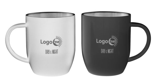 Laser engraving - DAY stainless steel thermo mug