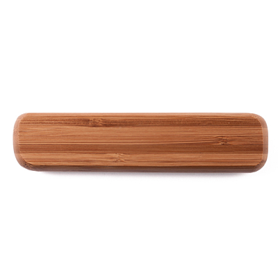 VIZELA guľôčkové pero z bambusu v krabičke, hnedá