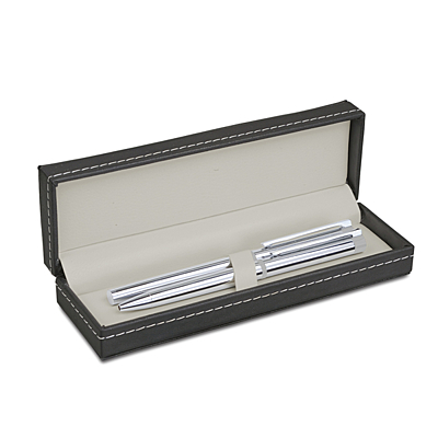 STYLE gift set with ball and ceramic pen,  graphite/silver