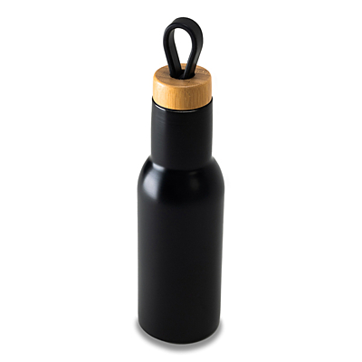 LOME 400 ml vacuum bottle, black