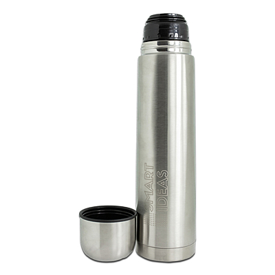 LIVIN vacuum flask 1000 ml, silver
