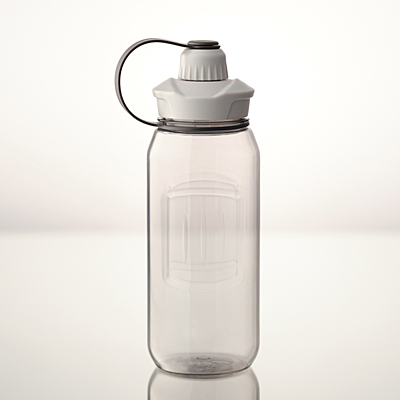 BRACER 1000 ml water bottle, grey