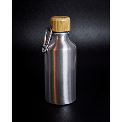 ISLA hliníková fľaša 400 ml, strieborná
