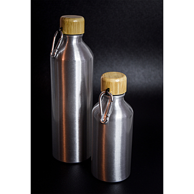 ISLA hliníková fľaša 400 ml, strieborná