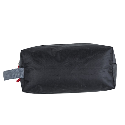 TRAVELBUDDY cosmetic bag,  black/grey