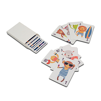 PETER Old Maid card game, white