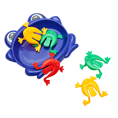 JUMPING FROG game,  multicolor