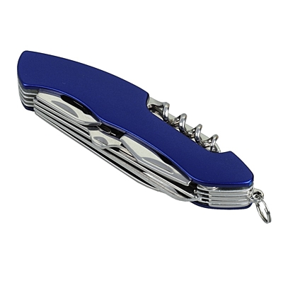 MAINZ pocket knife 12 functions,  blue