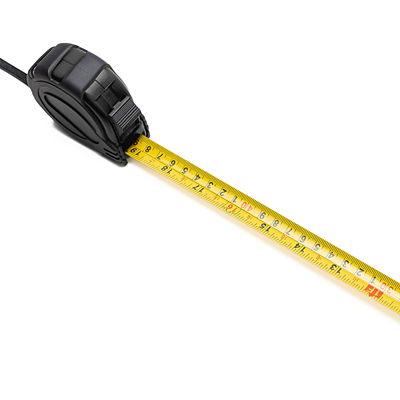 EXIMO tape measure 5 m, black