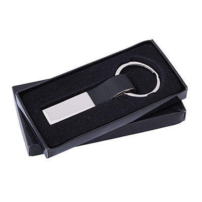 CLASSY key ring,  black/silver