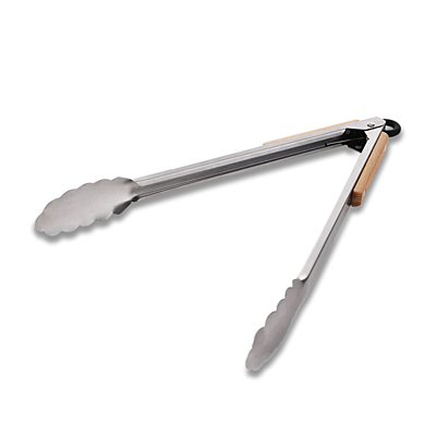 BBQ MASTER grill tongs, silver