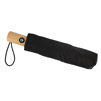 GRANTON umbrella with wooden handle, black