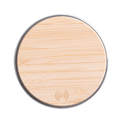 TOP BAMBOO wireless charger, brown