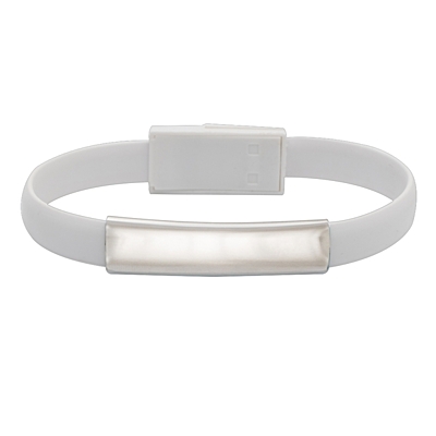 BRACELET bracelet with USB,  white