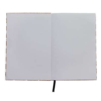 SALAMANCA notebook with squared pages 145x210 / 200 pages,  brown/white