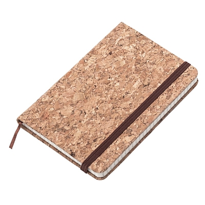 MONTIEL notebook with squared pages 90x140 / 160 pages,  brown