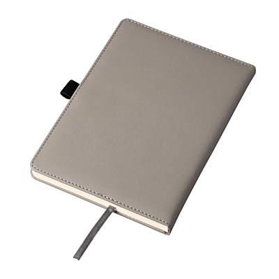 EIBAR notepad with phone pocket, grey