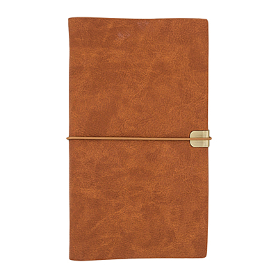FORLI retro notebook with note cards, brown