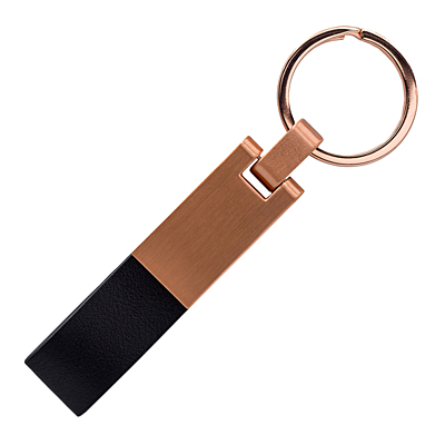 ROSA metal keychain, black