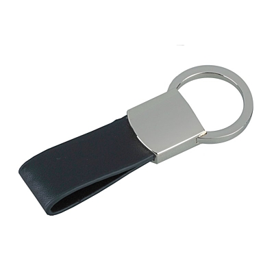 SHINY key ring,  black/silver