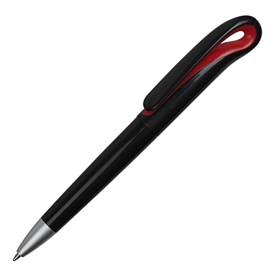 CYGNE ballpoint pen,  black/red