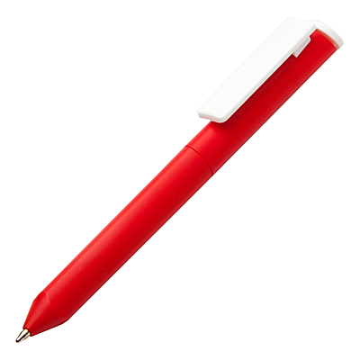 CELLREADY guľôčkové pero so stojanom na mobil, červená