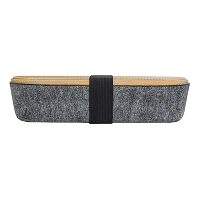 JESSE pencil case with phone holder, grey