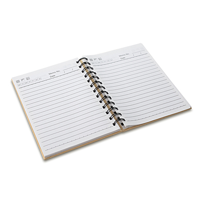 ATTRACT notebook with magnet, beige