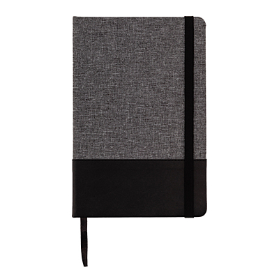 AMADORA notebook with lined pages 140x210 / 160 pages,  grey