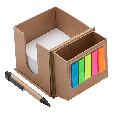 MEMO BOX set of sticky notes and paper notes,  beige