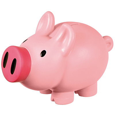 PIGGY money-box,  pink