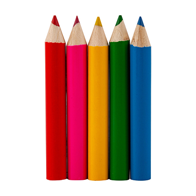 MINI RAINBOW set of crayons,  multicolor