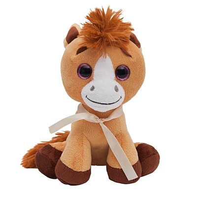 HORSE plush toy,  brown