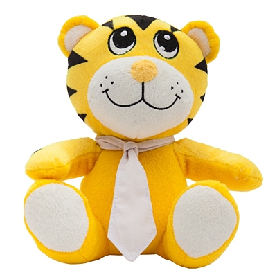 TIGER plush toy,  yellow
