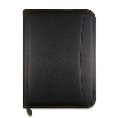 SOLARINO A4 zipper portfolio, black