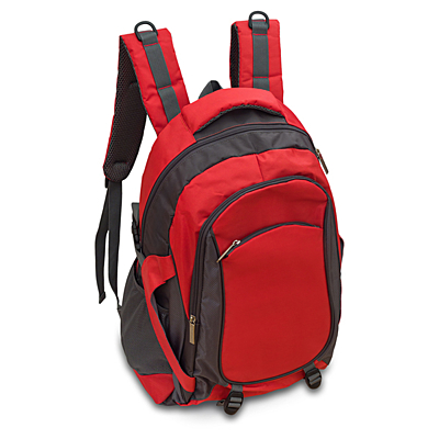 KAPRUN trekking backpack with laptop pocket, red